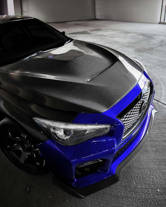 Q50 GTS Style Carbon Fiber Hood